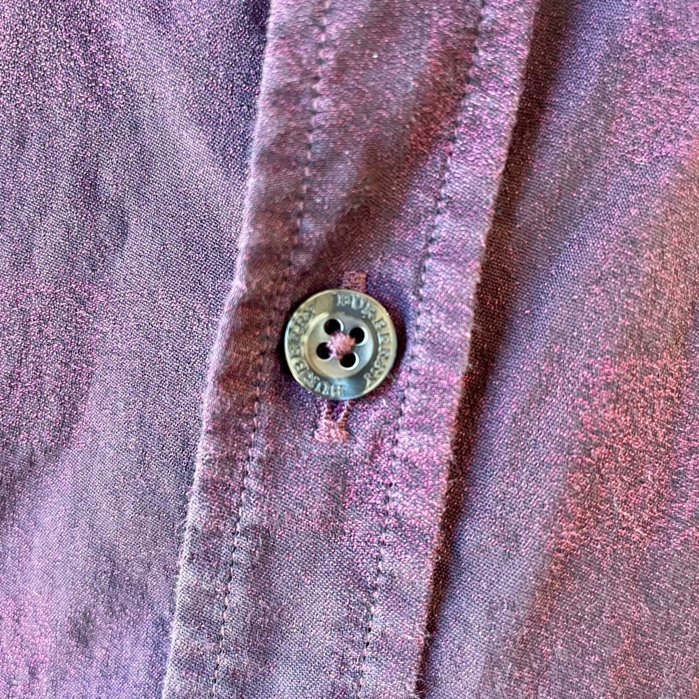 Burberry Men’s Nova Check Button Down Top Size L - image 4